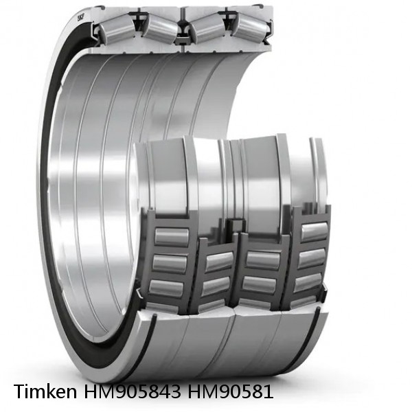 HM905843 HM90581 Timken Tapered Roller Bearings #1 small image