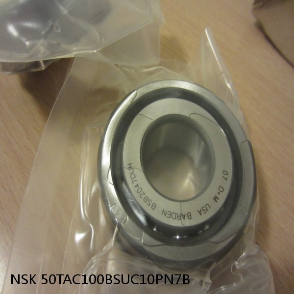 50TAC100BSUC10PN7B NSK Super Precision Bearings #1 image